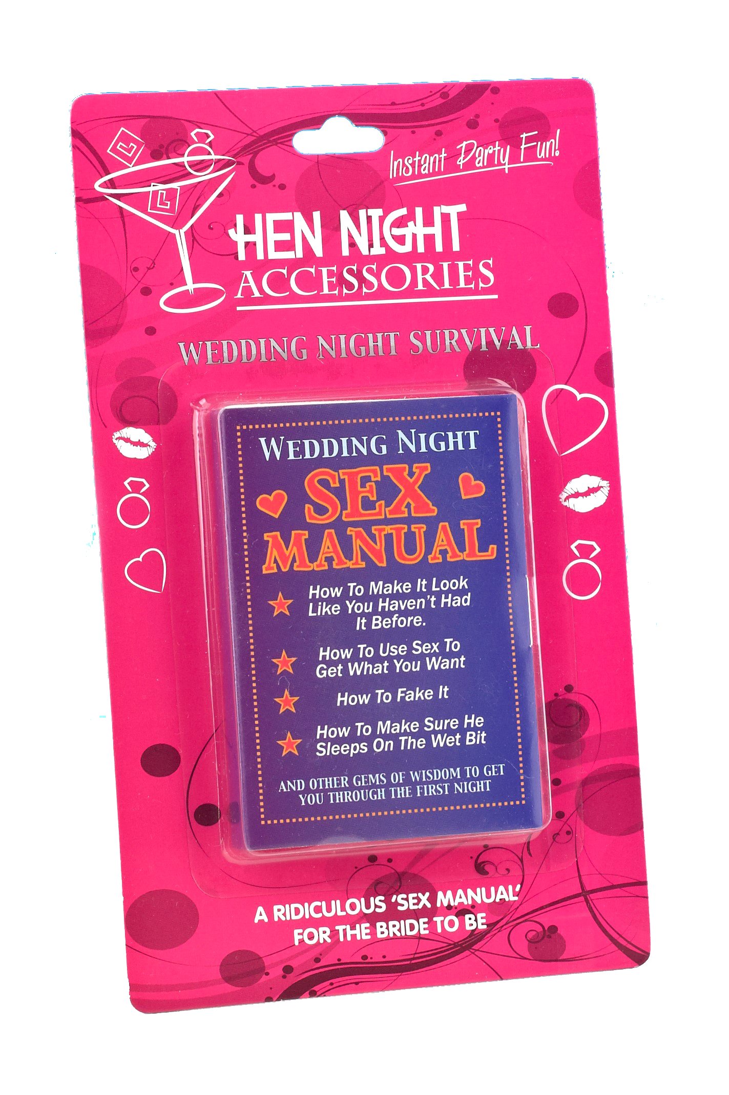 Boxer Gifts Wedding Night Sex Manual | Funny & Rude Hen Do Party Accessory Gift