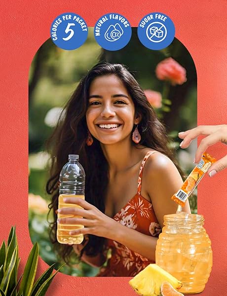 KLASS AGUAS FRESCAS POWDERED DRINK MIX | 44 SUGAR FREE POWDER PACKETS | FLAVORS – CUCUMBER LIMEADE PINEAPPLE TANGERINE STRAWBERRY WATERMELON & HIBISCUS BERRIES – WATER ENHANCER TO GO!