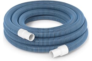 BEWAVE Pool Vacuum Hose, Above/In Ground Manual Heavy Duty Swimming Pool Hose with Swivel Cuff, 1-1/2 In x 30 Ft