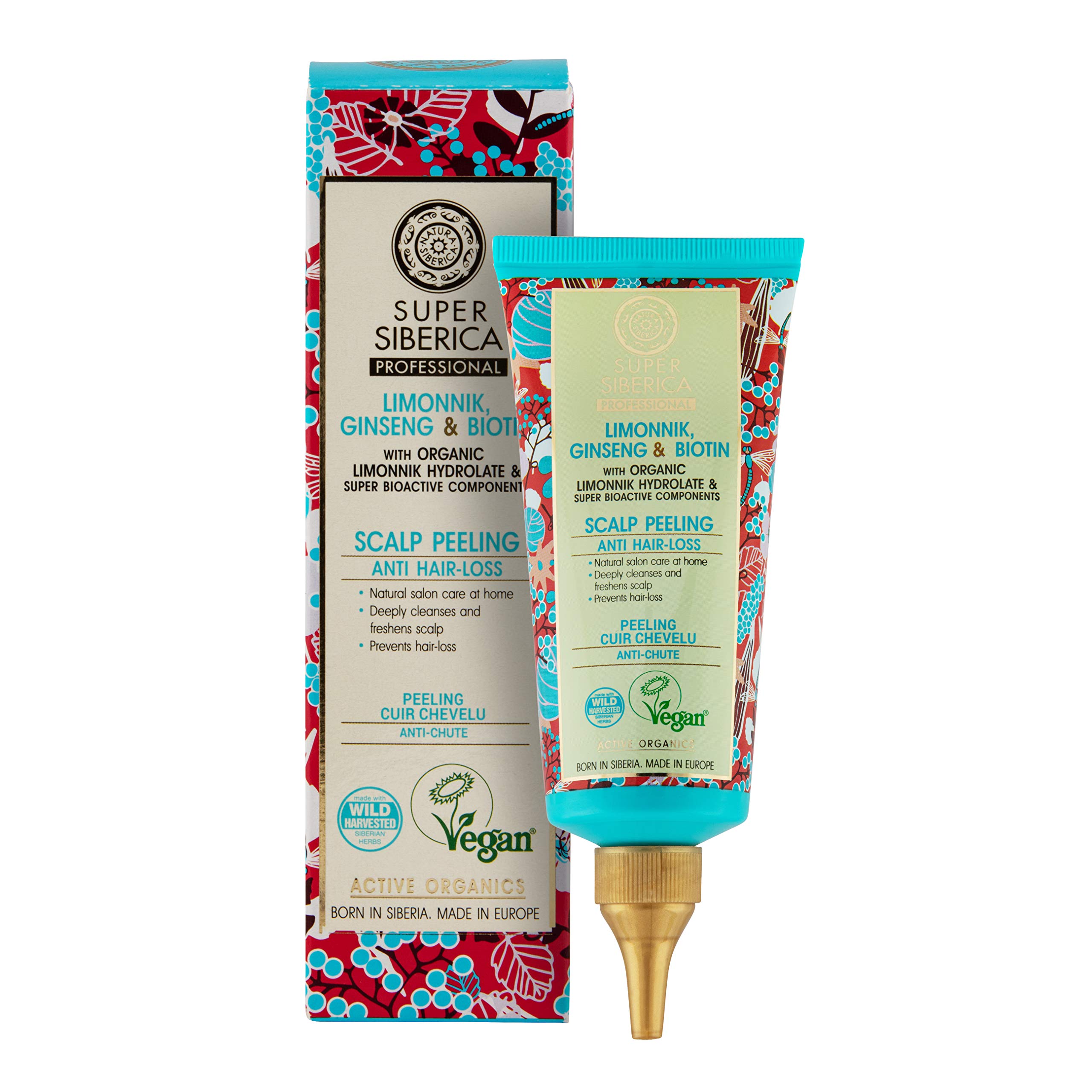 Natura Siberica Super Limonnik, ginseng & biotin. Scalp Peeling, 100 ml