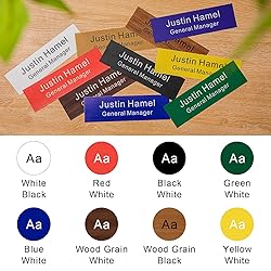 Custom Office Wall or Desk Name Plates with