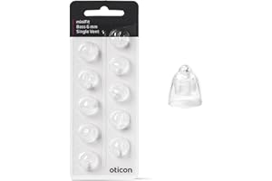 CHIPSYFRUIT Oticon Bass Single Vent MiniFit Dome 6mm 1-Pack (10.0 Count) by Oticon in Denmark