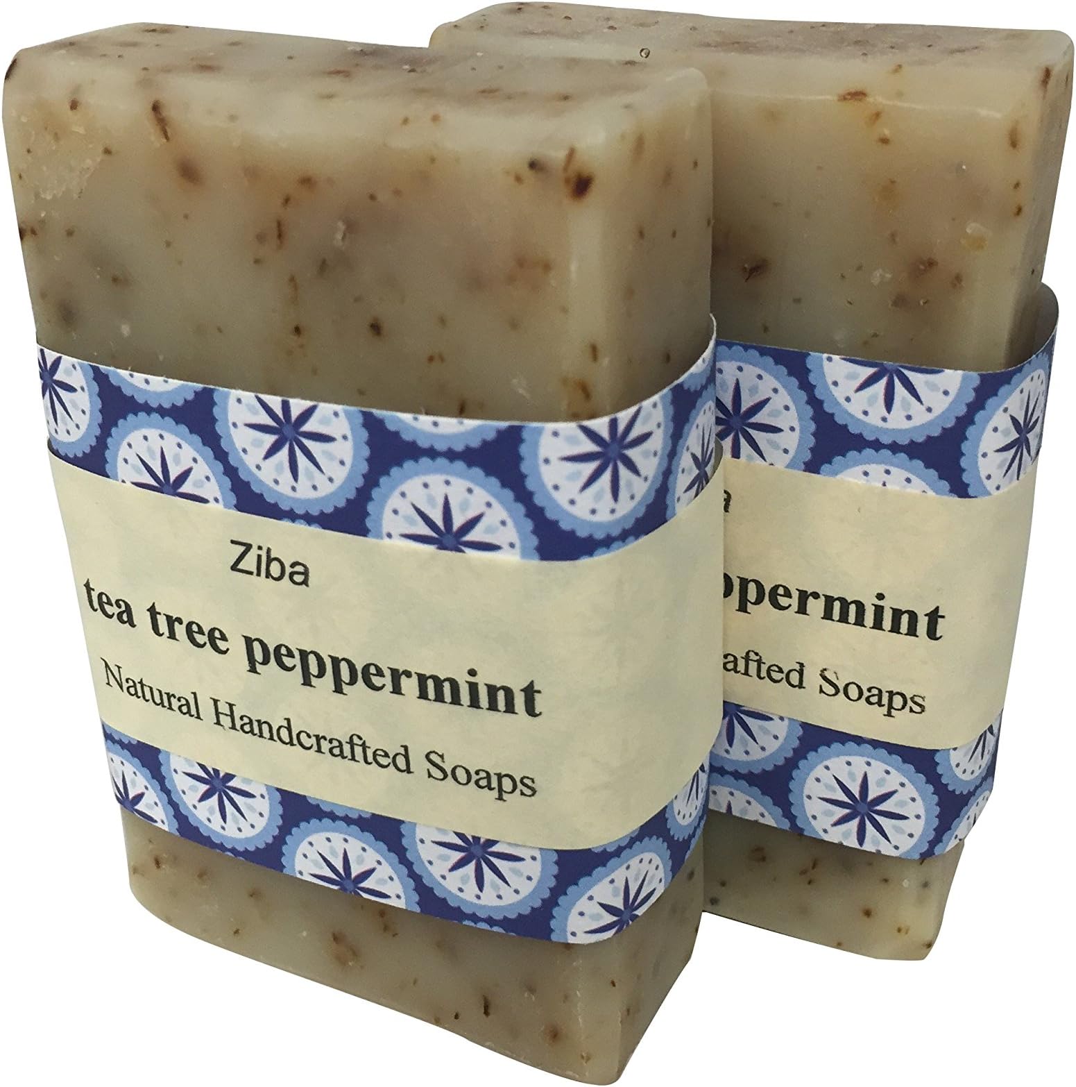 Ziba Handmade Soaps with Essential Oils (Tea Tree, 2 Bars)