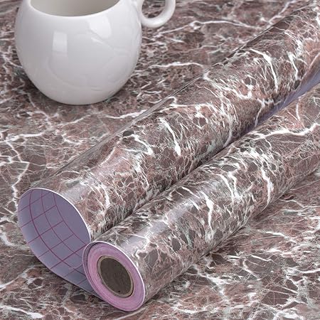 Art3d Self Adhesive Contact Paper Countertops 45cm 500cm Marble
