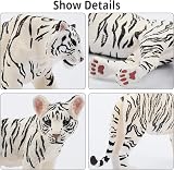 toymany 6PCS White Tigers Figurines Set with Cubs Educational Toys view 8