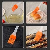 JEOPKO 6 Pcs Silicone Basting Brush Set Heat Resistant Pastry Baking Grilling view 4