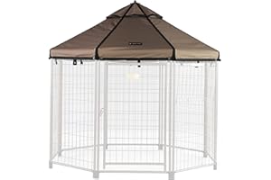 Advantek Pet Gazebo Polyester Replacement Canopy Cover Only, 5 Foot (Earth Taupe)