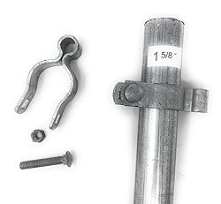 Pressed Steel Chain Link Fence Frame Hinge w/Bolt
