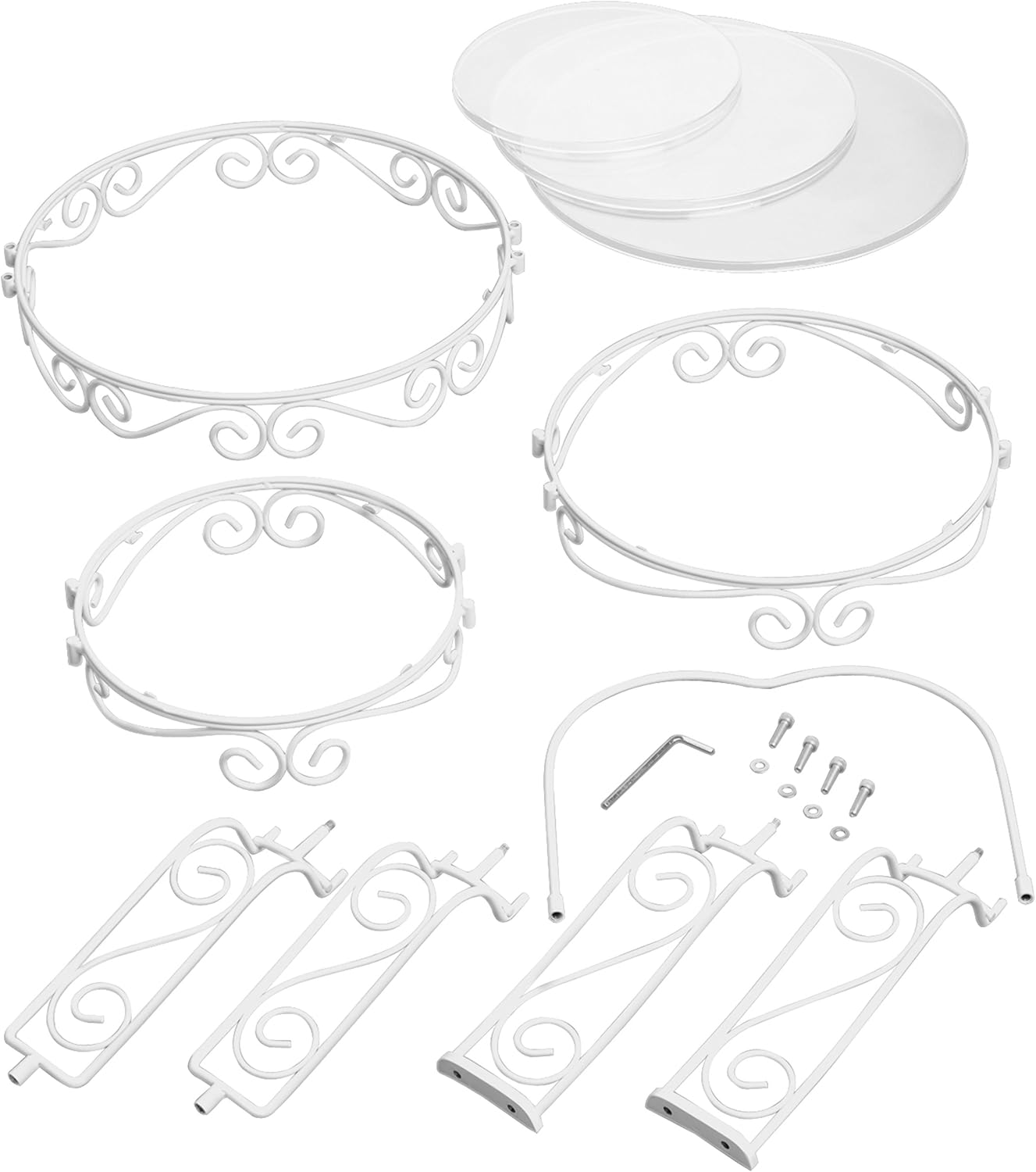  | Wilton Graceful Tiers 3-Tier Cake Stand: Cake Carriers: Cake Stands