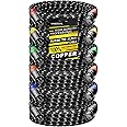 VANDESAIL 6 Pack XLR Cables 25ft Mic Braided Balanced Shielded XLR Microphone Cable Male to Female 3-Pin Colorful Connector for Microphones Recording, Audio Mixer, Amplifier，Speaker,Camcorder