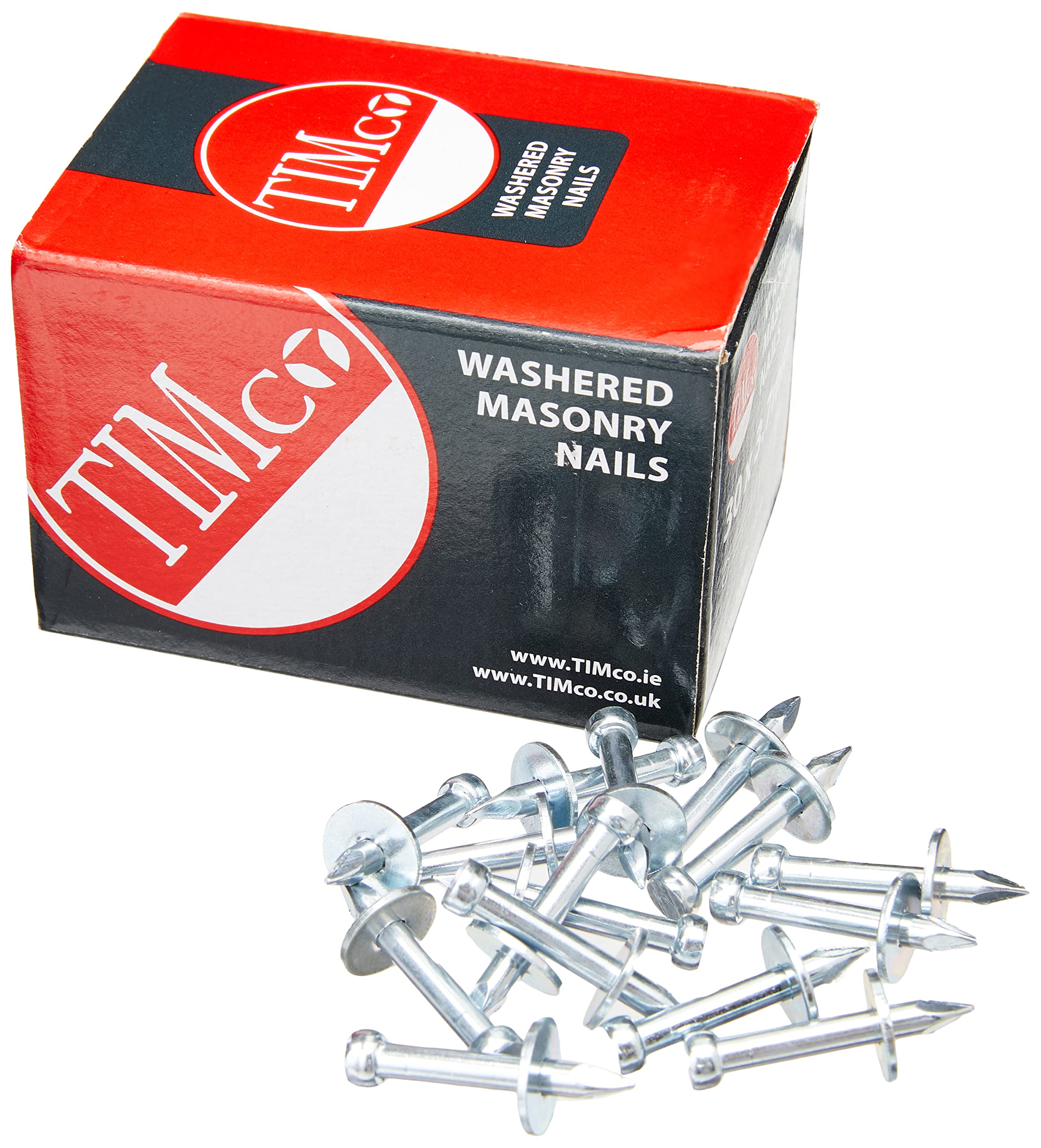 TIMCO Washered Masonry Nails - 3.7 x 30 - Box of 100