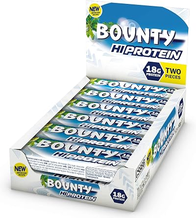 Bounty Protein Bar Milk Chocolate & Coconut 12 x 52g 18g Protein