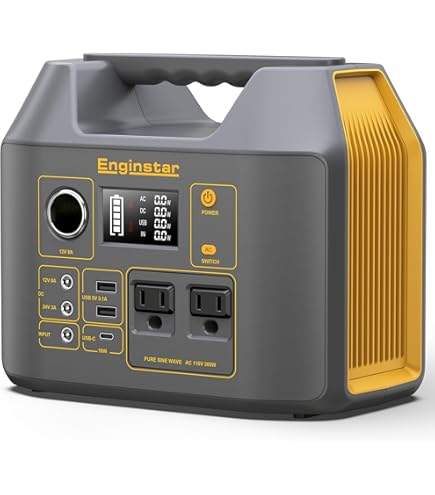 ◆　Enginstar ポータブル電源 300W　◆ Amazon.com: EnginStar Carrying Case Storage box 300W Power Station