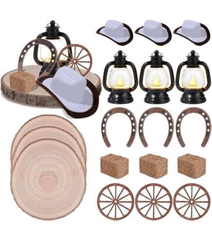 Mini Cowboy Hats 73 Pcs Western Party Decoration Mini Cowboy