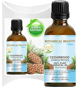 CEDARWOOD ESSENTIAL OIL. 100% Pure Therapeutic Grade, Premium Quality, Undiluted. 0.17 Fl.oz.- 5 ml. (0.17 Fl.oz- 5 ml.)