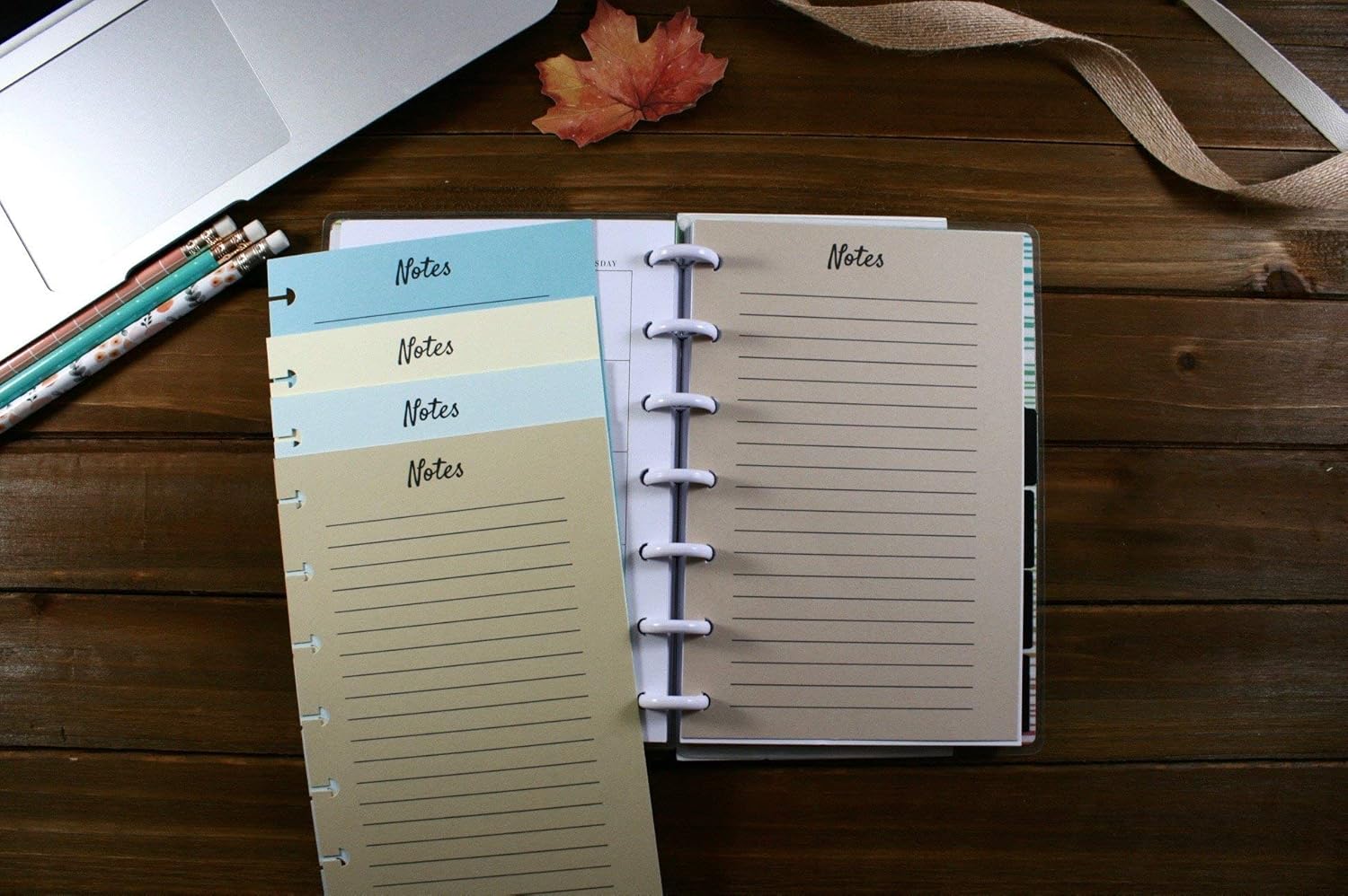 Amazon colored refill pages beach vibes for the mini happy planner