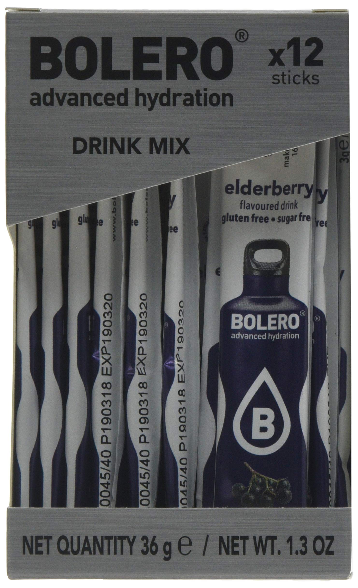 Bolero Sticks Elderberry, 12-Count