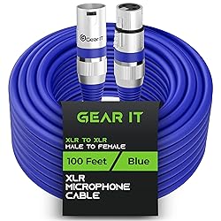 GEARit XLR Male to Female Microphone Cable