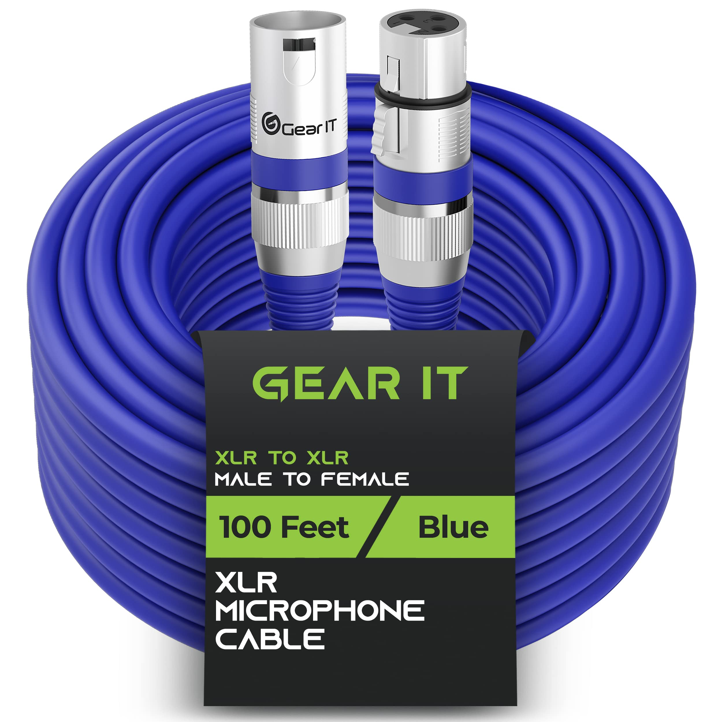 GEARit XLR Male to Female Microphone Cable