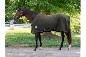 TUFFRIDER Miller's Standard Neck Fleece Cooler for Horses -Dark Green -78