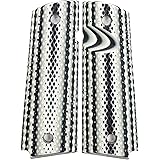 StonerCNC 1911 Full Size Compact 1911 EMP Grips Fits PT1911 Sig GSG Super Aggressive G10 with Standard Thickness & Ambi, Magwell Bobtail Roundbutt Bottom Cut Options