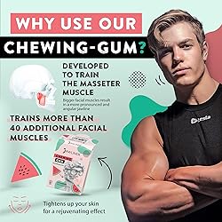 JAWLINER Hard chewing Gum, Jawline gum - Sugar Free