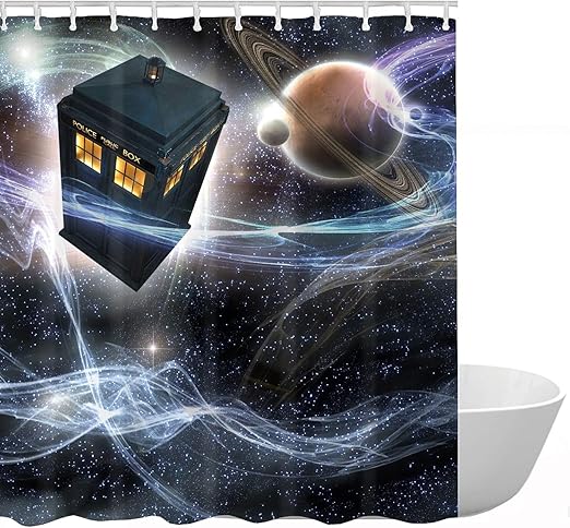 Amazon Com Clsczlprints Dr Who Shower Curtain Waterproof