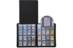 GRIN OWL GrinOwl 16 Pocket Toploader Binder, Holds 640 Top Loaders, Large Toploader Card Binder with Sleeves for Cards in 3" x 4" Toploaders