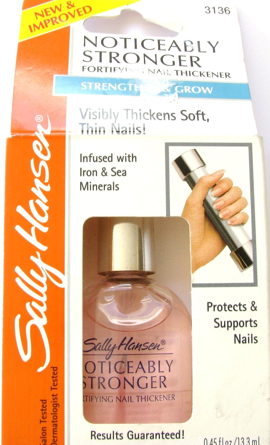 Sally Hansen Noticeably Stronger - Strength & Grow - 0.45 fl oz : Nail Growth Formula Treatments : Beauty
