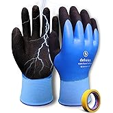 defway Insulated Work Gloves 1000V High Voltage Resistant Electrician Gloves Waterproof Work Gloves Rubber Non Slip Design