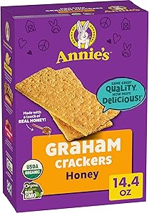 Annie's Organic Honey Graham Crackers, Made With Whole Grain, 14.4 oz