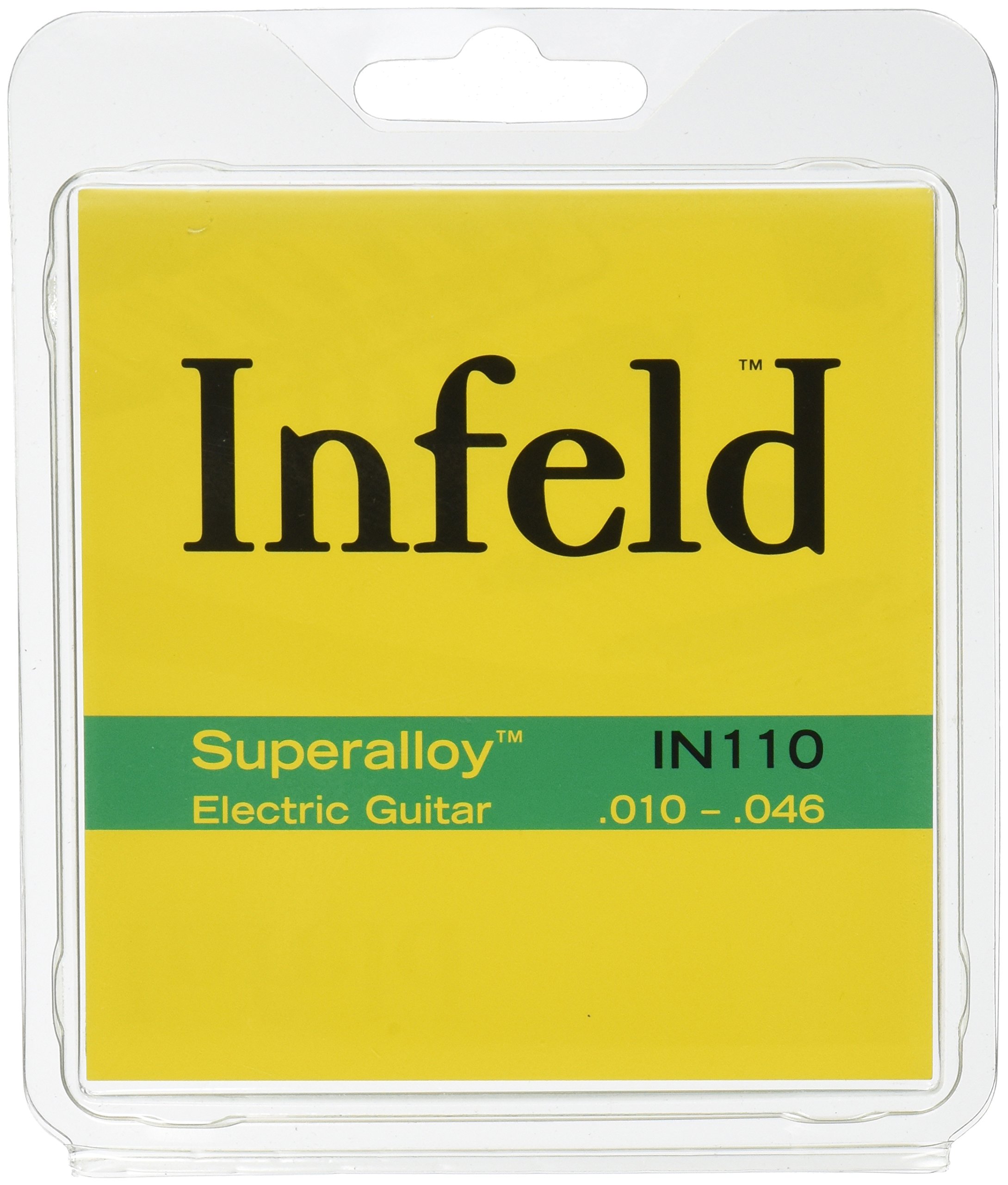 Thomastik Infeld Saiten für E-Gitarre Superalloy round wound Satz IN110 Medium Light .010-.046