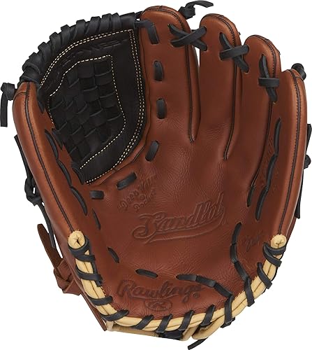 Rawlings Sandlot Series Leather Basket Web Baseball Glove, 12