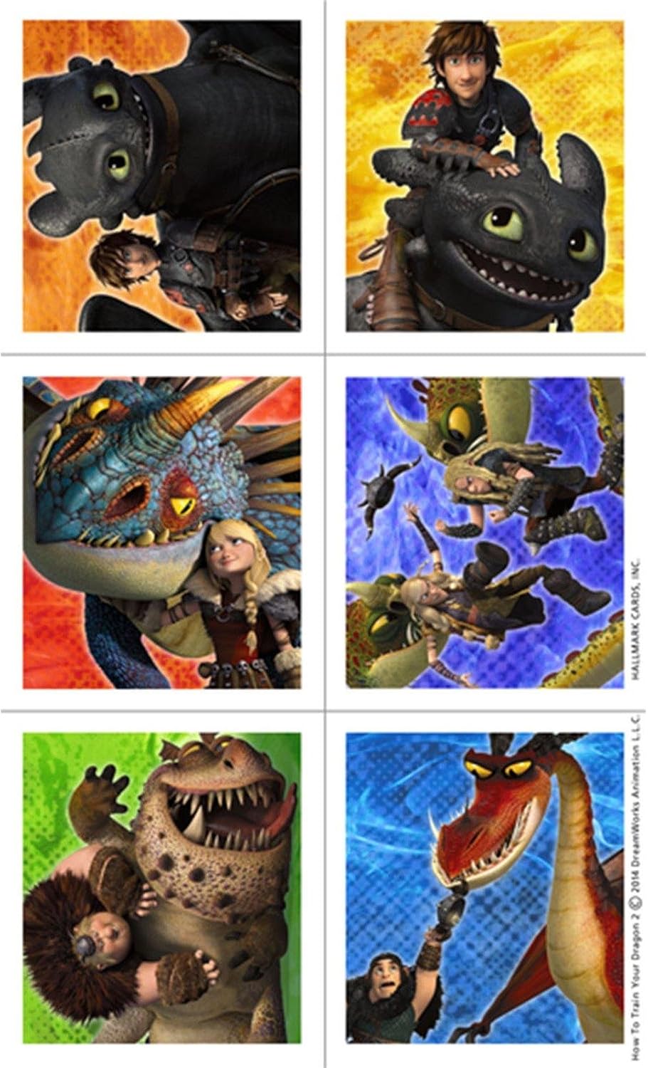 How to Train Your Dragon Stickers (4 Sheets) Amazon.co.uk Toys & Games