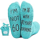HAPPYPOP Unique Birthday Gifts Senior Women - Socks for Mom Grandmother in 50s