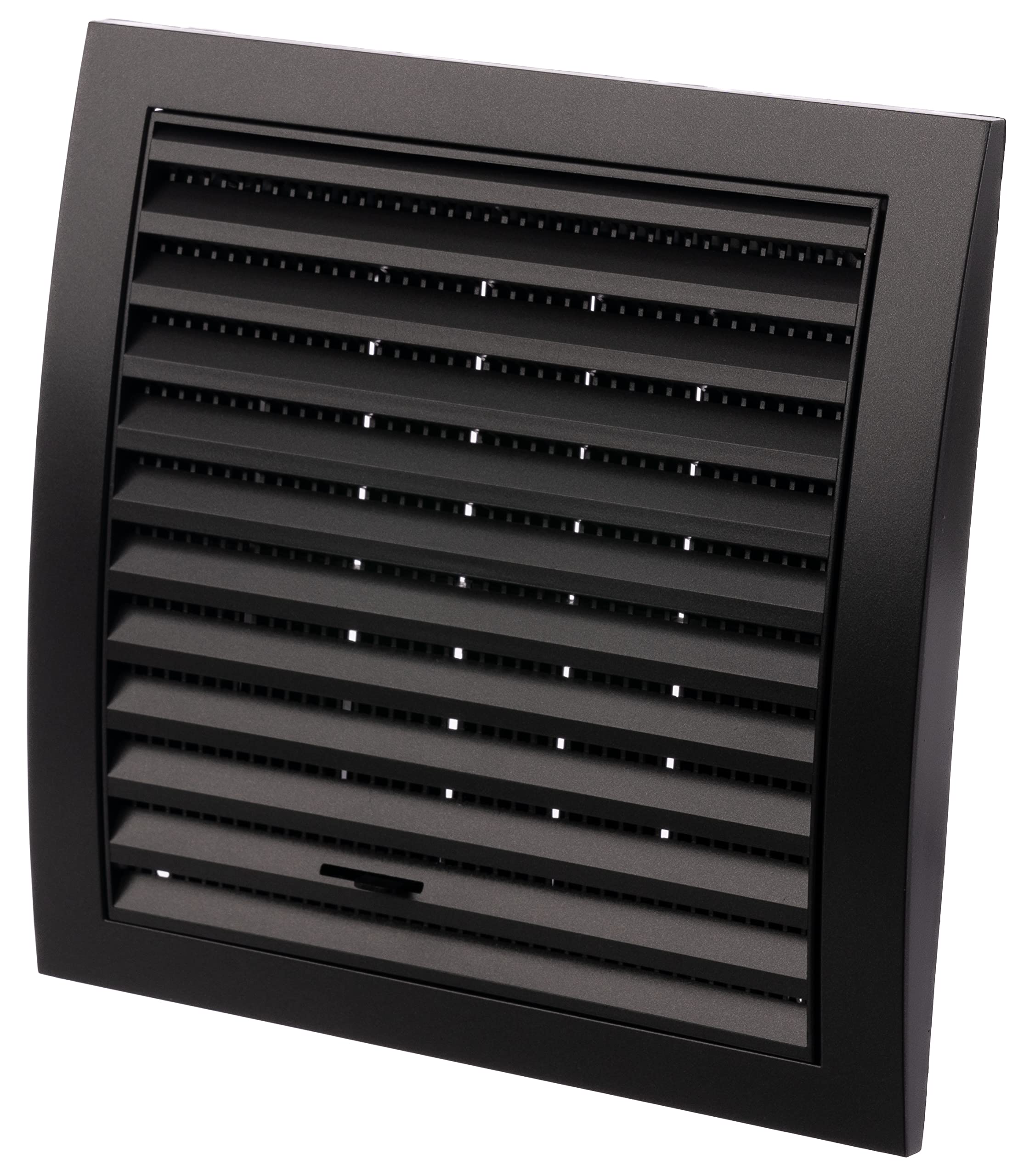 Ø 125mm / 5'' Anthracite Plastic Adjustable Ventilation Grille - Air Vent Cover with Insect Protection