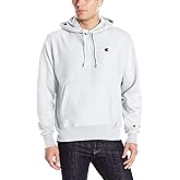 Champion mens Reverse Weave Pullover, Left Chest CHooded Sweatshirt