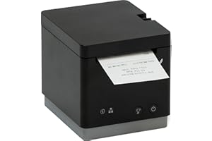 Star Micronics mC-Print2 2-inch Ethernet (LAN) / USB Thermal POS Printer with CloudPRNT, Cutter, and External Power Supply - Black