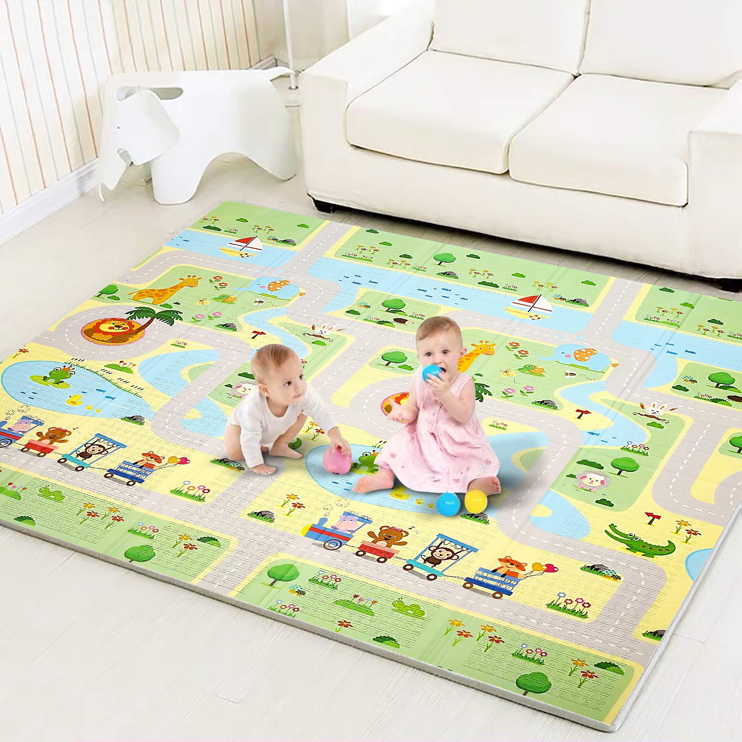 Baby Play Mat Extra Large Baby Mat Folding Foam Playmat Kids