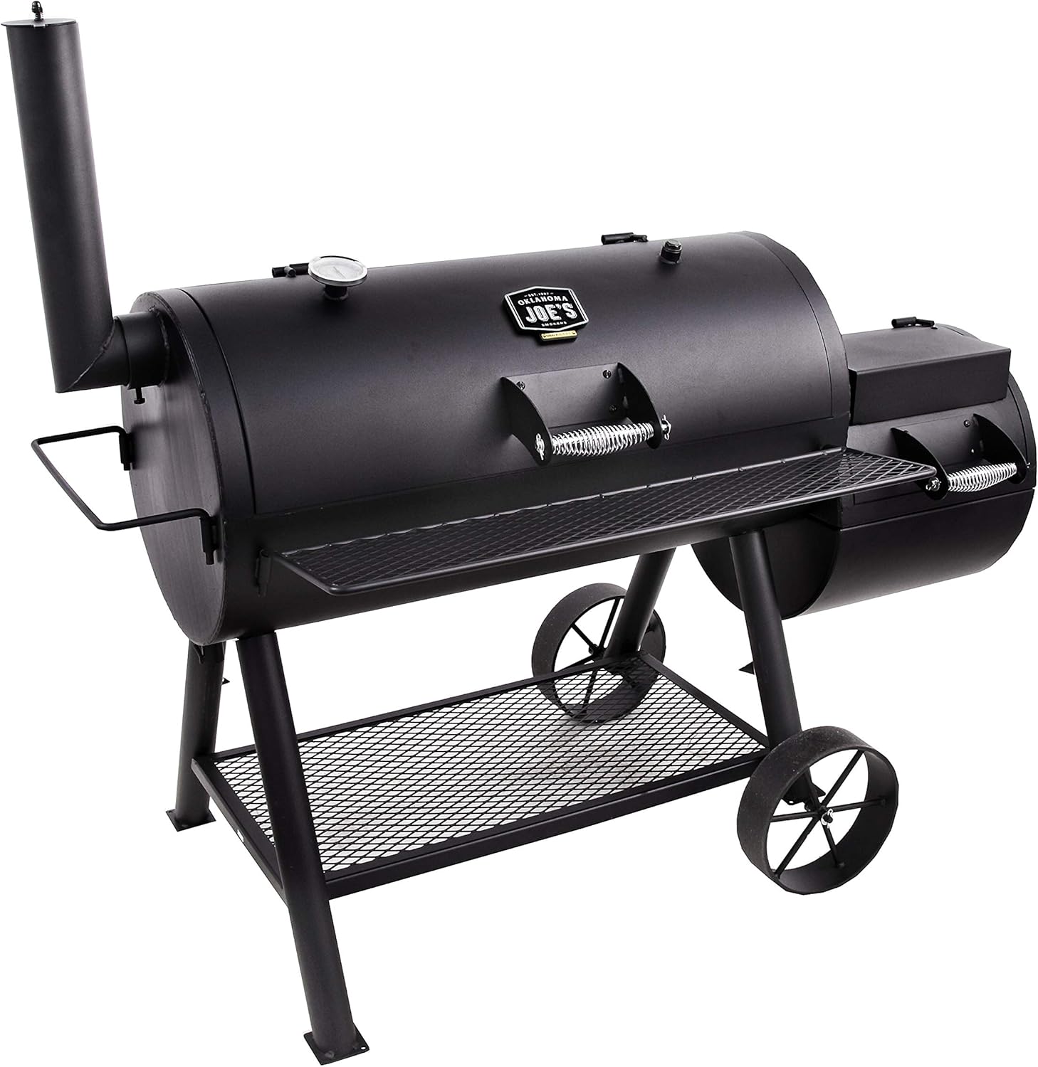Amazon Com Oklahoma Joe S Longhorn Offset Smoker Garden Outdoor