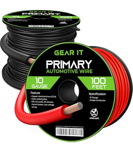 12 Gauge Car Audio Primary Wire (100ft-White)- Remote, Power/Ground