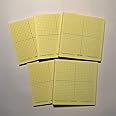 InstaGraphs 24x24 with Axes 5 Sticky Graph Note Pads (50 Sheets/pad) Paper Notes ONLY Available AS FBA