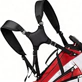 WAKALALA Universal Double Shoulder Strap Adjustable Padded Backpack Straps | For 4-point Luggage, Tool Bags, Pet Carriers, 600D Oxford Cloth, 16.53-in Pads, Adjustable Length up to 22.4-in, Black