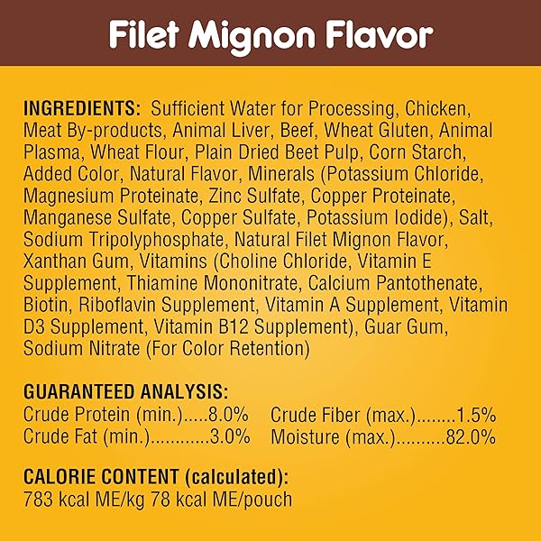 PEDIGREE CHOICE CUTS IN GRAVY ADULT SOFT WET DOG FOOD 18-COUNT VARIETY PACK, 3.5 OZ. POUCHES