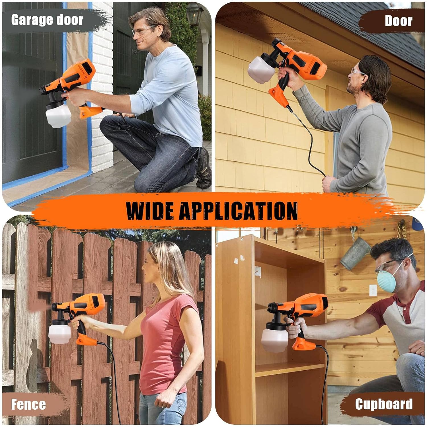 TACKLIFE Pistola A Spruzzo, Pistola Per Vernice Elettrica HVLP 500 W Con 3 Ugelli In Rame Inclusi E 3 Modalità Di Nebulizzazione Di Vernice Max 100 DIN/S, Contenitore 800 Ml-TLPS80A 11 TACKLIFE Pistola A Spruzzo, Pistola Per Vernice Elettrica HVLP 500 W Con 3 Ugelli In Rame Inclusi E 3 Modalità Di Nebulizzazione Di Vernice Max 100 DIN/S, Contenitore 800 Ml-TLPS80A -Makitae Outlet AAHKMJXYDAFdJAOAIMEbOAchmHpFU373 mFTVEalc7Zs9nSWNUJsFBaqK7Zy4hbY