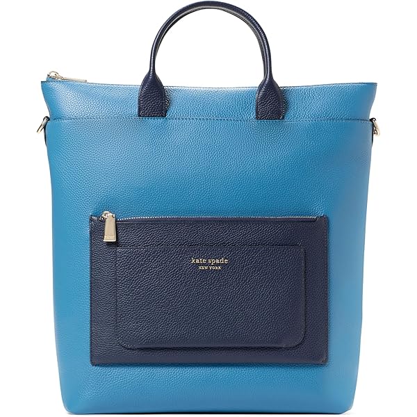 kate spade バックパック　ブルー Amazon.com: Kate Spade New York Walker Pebbled Leather