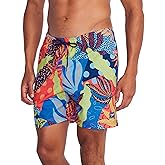 Speedo Mens Swim Trunk Mid Length Redondo Printed