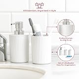 Novel Solutions Premium 4-Piece Bathroom Accessories Set Matt Grey view 2