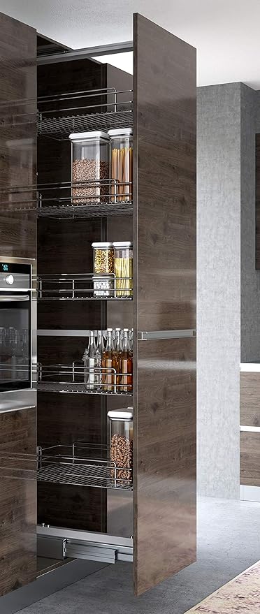 Amazon Com Starax Pull Out Telescopic Pantry Soft Close 5