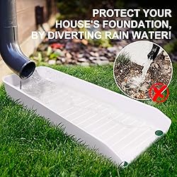4 Pack Gutter Downspout Extensions,Rain Gutter